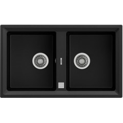 Teka Stone 90 C-TG 2C Black Carbon Νεροχύτης Teka Stone 90 C-TG 2C Black Carbon Νεροχύτης